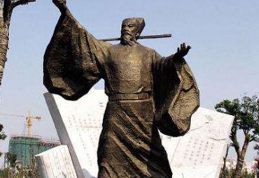 草坪铜雕王安石雕塑