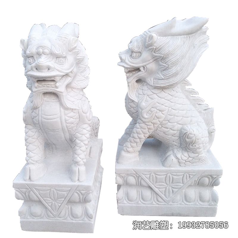 小区石雕麒麟雕塑 小区石雕麒麟雕塑
