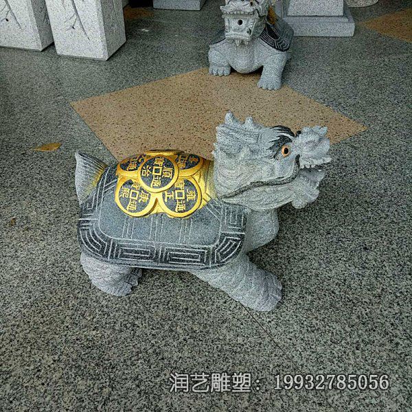 公司石雕龙龟雕塑 公司石雕龙龟雕塑