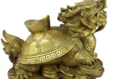 草坪铜雕龙龟雕塑