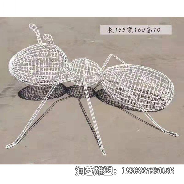景区不锈钢蚂蚁雕塑