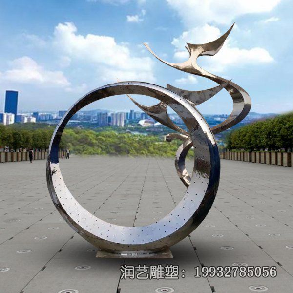 商场不锈钢大雁雕塑 商场不锈钢大雁雕塑