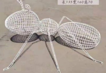 景区不锈钢蚂蚁雕塑