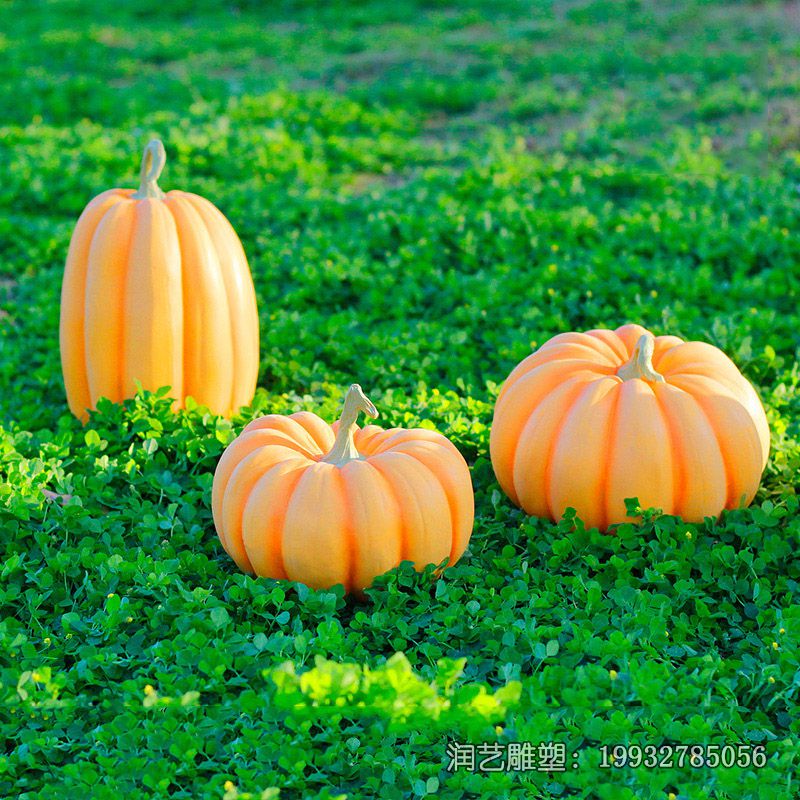 公司玻璃钢南瓜雕塑 公司玻璃钢南瓜雕塑