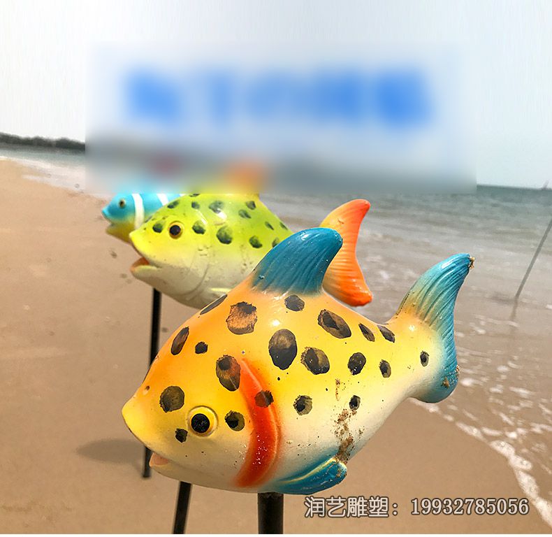 企业玻璃钢鱼动物 企业玻璃钢鱼动物