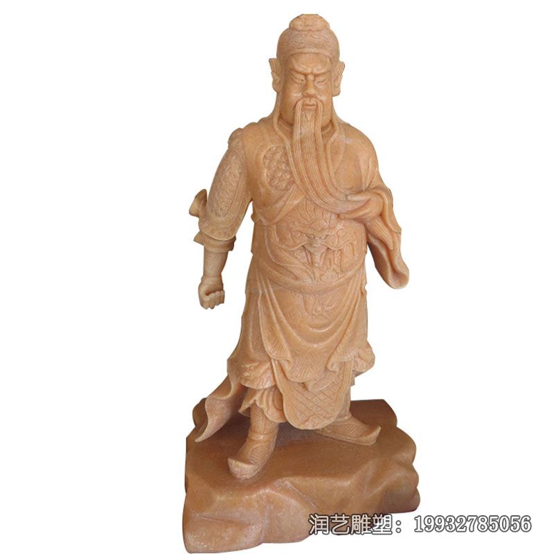 石雕古代关公雕塑 石雕古代关公雕塑
