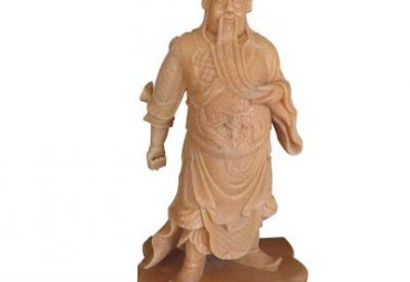 石雕古代关公雕塑