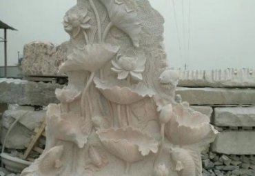 石雕庭院水池雕塑