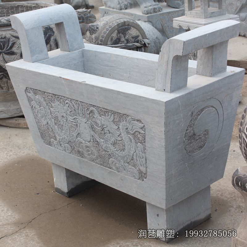 寺庙香炉石雕雕塑 寺庙香炉石雕雕塑
