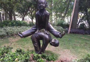 铜雕公园儿童雕塑