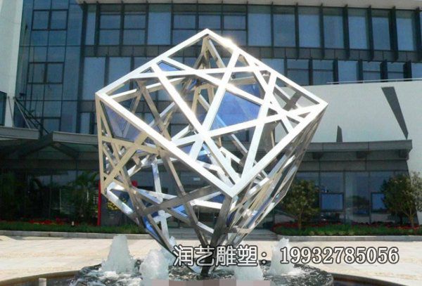 街道景观不锈钢镂空雕塑 街道景观不锈钢镂空雕塑