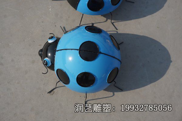 酒店不锈钢瓢虫动物雕塑 酒店不锈钢瓢虫动物雕塑