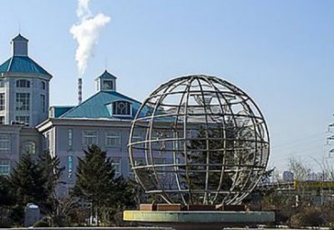 户外地球仪不锈钢雕塑