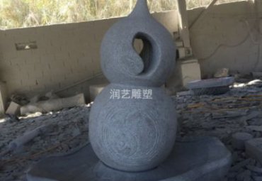 企业石雕葫芦雕塑