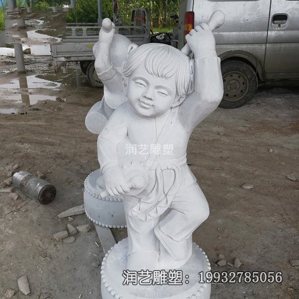 小区石雕天使雕塑 小区石雕天使雕塑