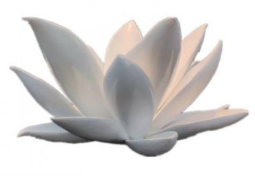 小区景观不锈钢荷花雕塑