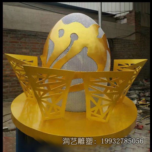 城市镂空不锈钢景观雕塑 城市镂空不锈钢景观雕塑