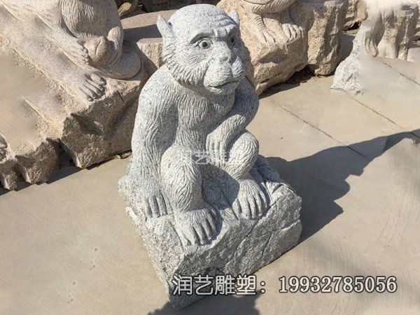 校园石雕十二生肖雕塑 校园石雕十二生肖雕塑