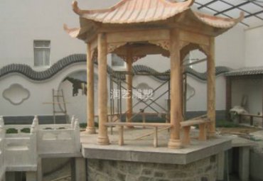 企业石雕凉亭雕塑