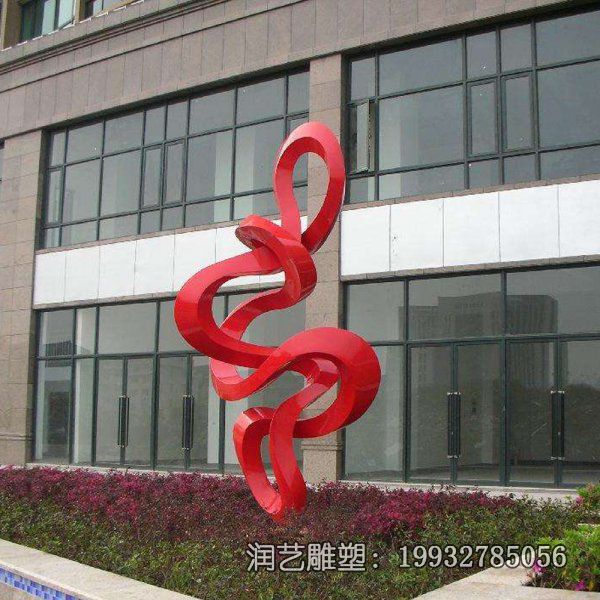 校园不锈钢螺旋雕塑 校园不锈钢螺旋雕塑