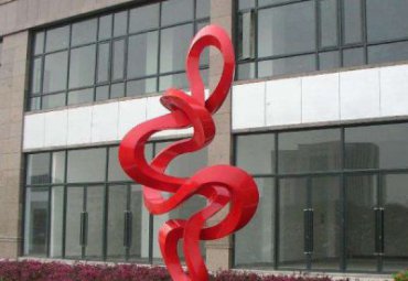 校园不锈钢螺旋雕塑