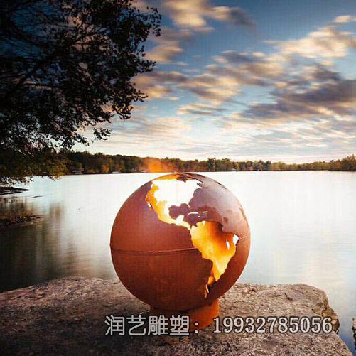 户外不锈钢镂空球景观雕塑 户外不锈钢镂空球景观雕塑