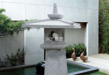 园林石雕灯雕塑