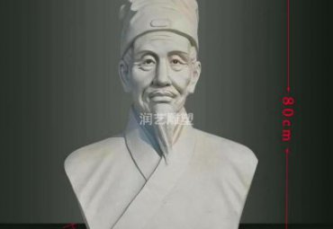 园林石雕李时珍雕塑