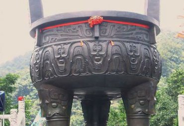 公园铜雕鼎景观雕塑