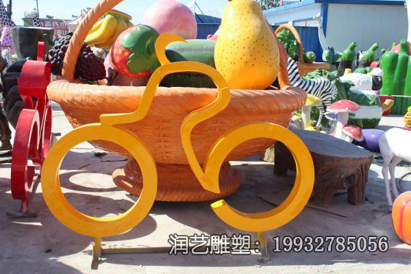 园林不锈钢骑车抽象雕塑 园林不锈钢骑车抽象雕塑