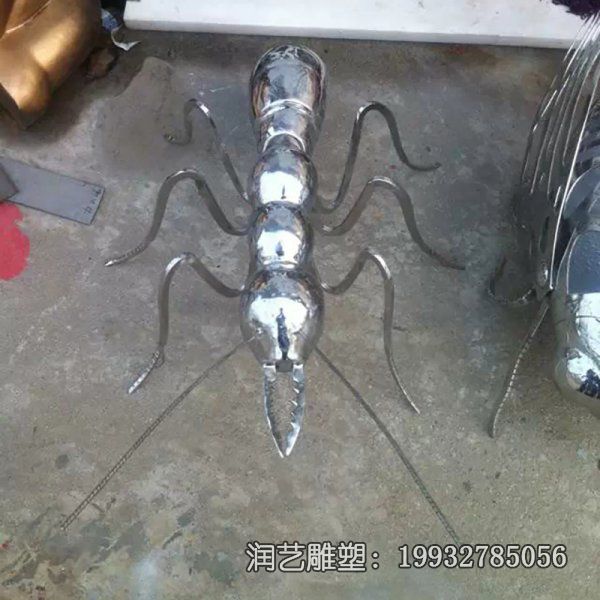 广场不锈钢动物蚂蚁雕塑 广场不锈钢动物蚂蚁雕塑