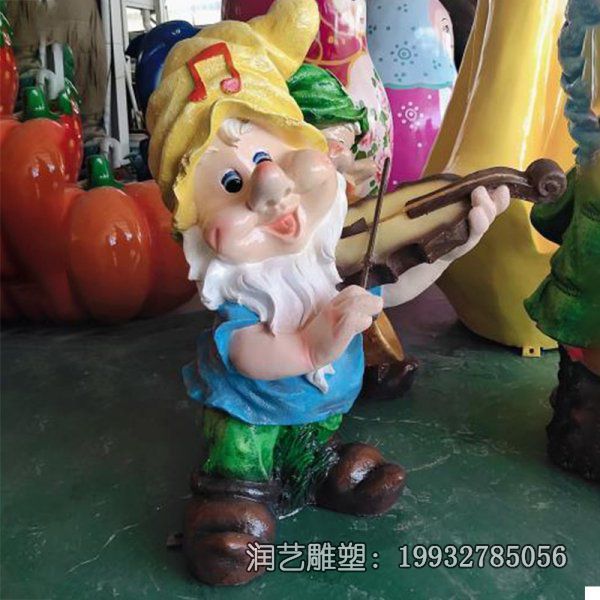 小区玻璃钢小矮人人物雕塑 小区玻璃钢小矮人人物雕塑