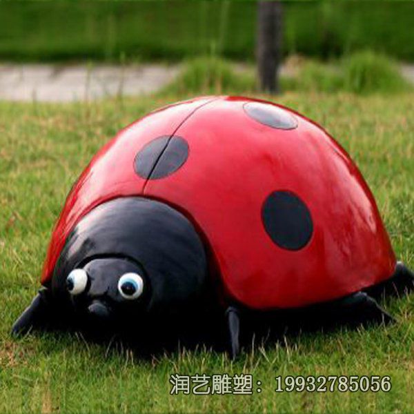 公园瓢虫动物不锈钢雕塑 公园瓢虫动物不锈钢雕塑