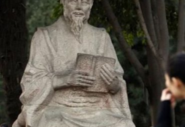 酒店石雕孙思邈雕塑