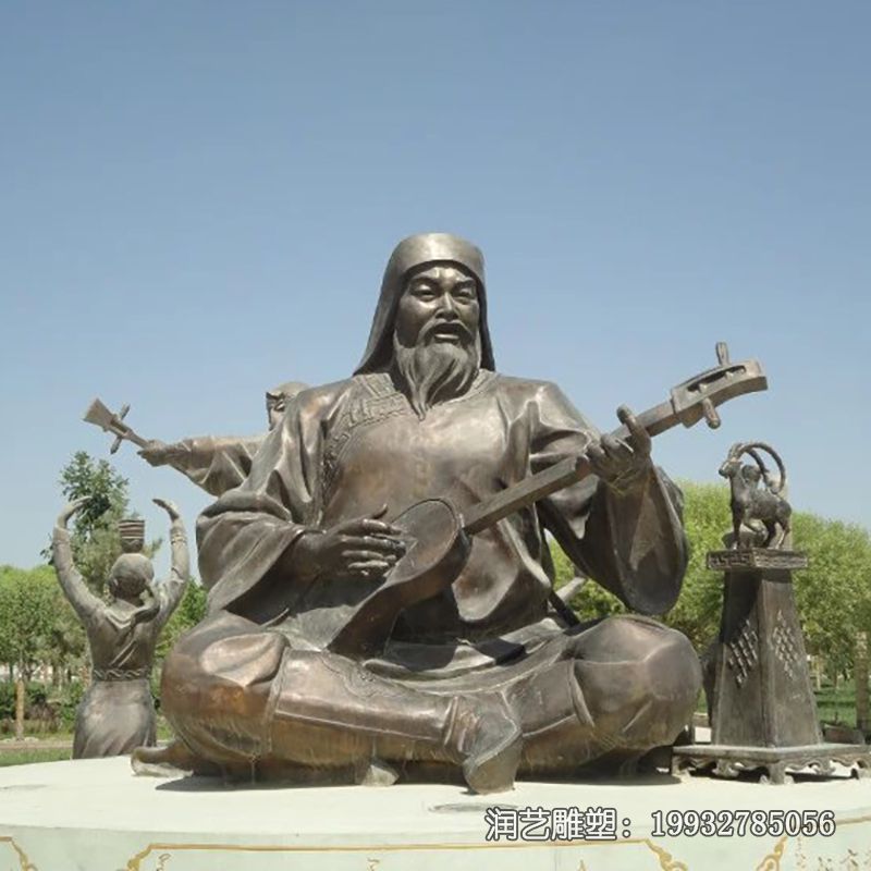 广场铜雕少数民族雕塑 广场铜雕少数民族雕塑