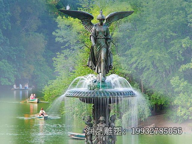 公园铜雕喷泉雕塑 公园铜雕喷泉雕塑
