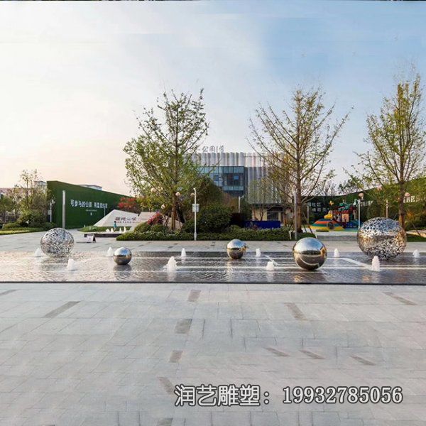 小区不锈钢石头抽象雕塑 小区不锈钢石头抽象雕塑
