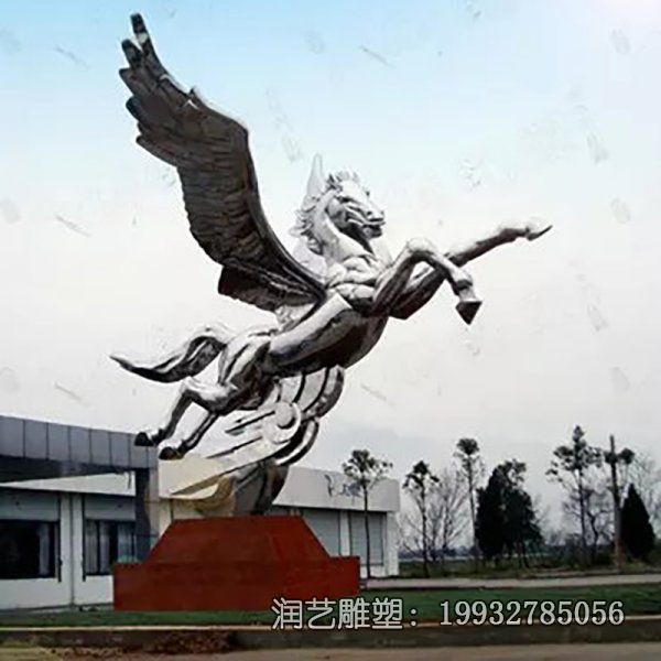 城市马不锈钢动物雕塑 城市马不锈钢动物雕塑