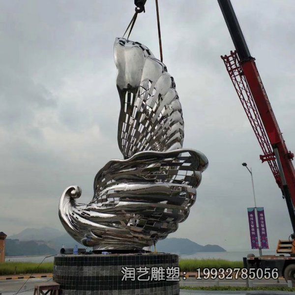 抽象不锈钢公园动物雕塑 抽象不锈钢公园动物雕塑