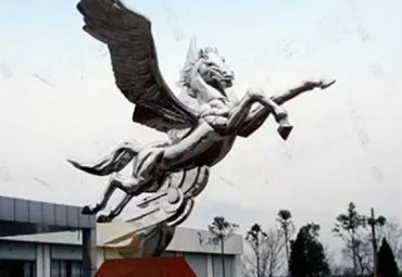 城市马不锈钢动物雕塑