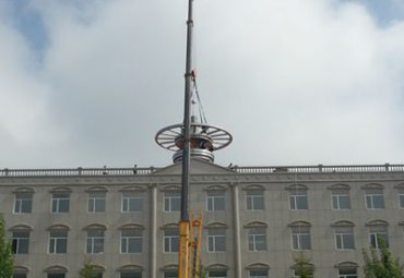 企业不锈钢避雷针雕塑