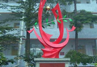 医院不锈钢抽象雕塑