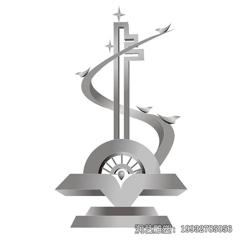 商场不锈钢钥匙雕塑 商场不锈钢钥匙雕塑
