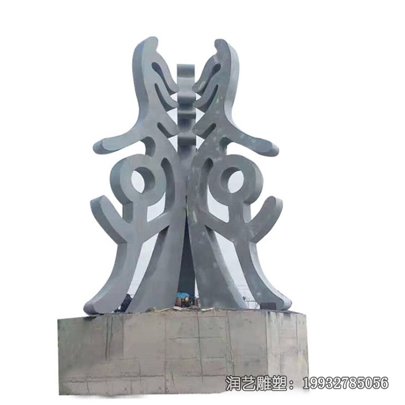 医院不锈钢鼎雕塑 医院不锈钢鼎雕塑