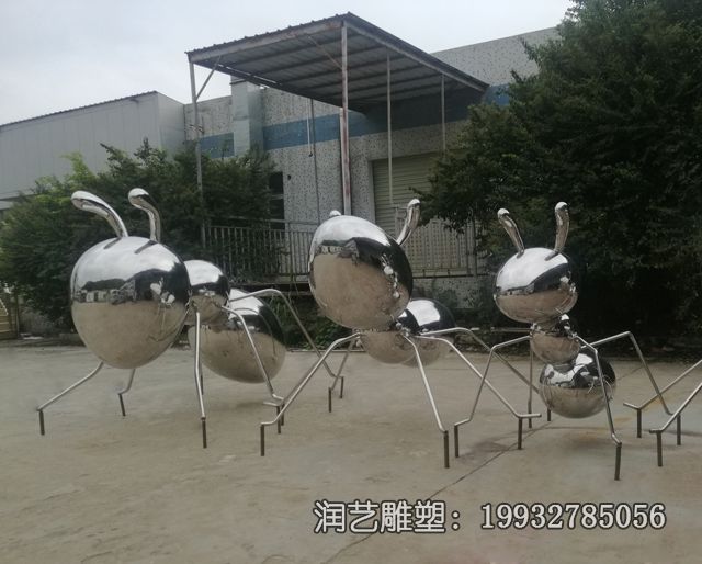 学校不锈钢蚂蚁雕塑 学校不锈钢蚂蚁雕塑