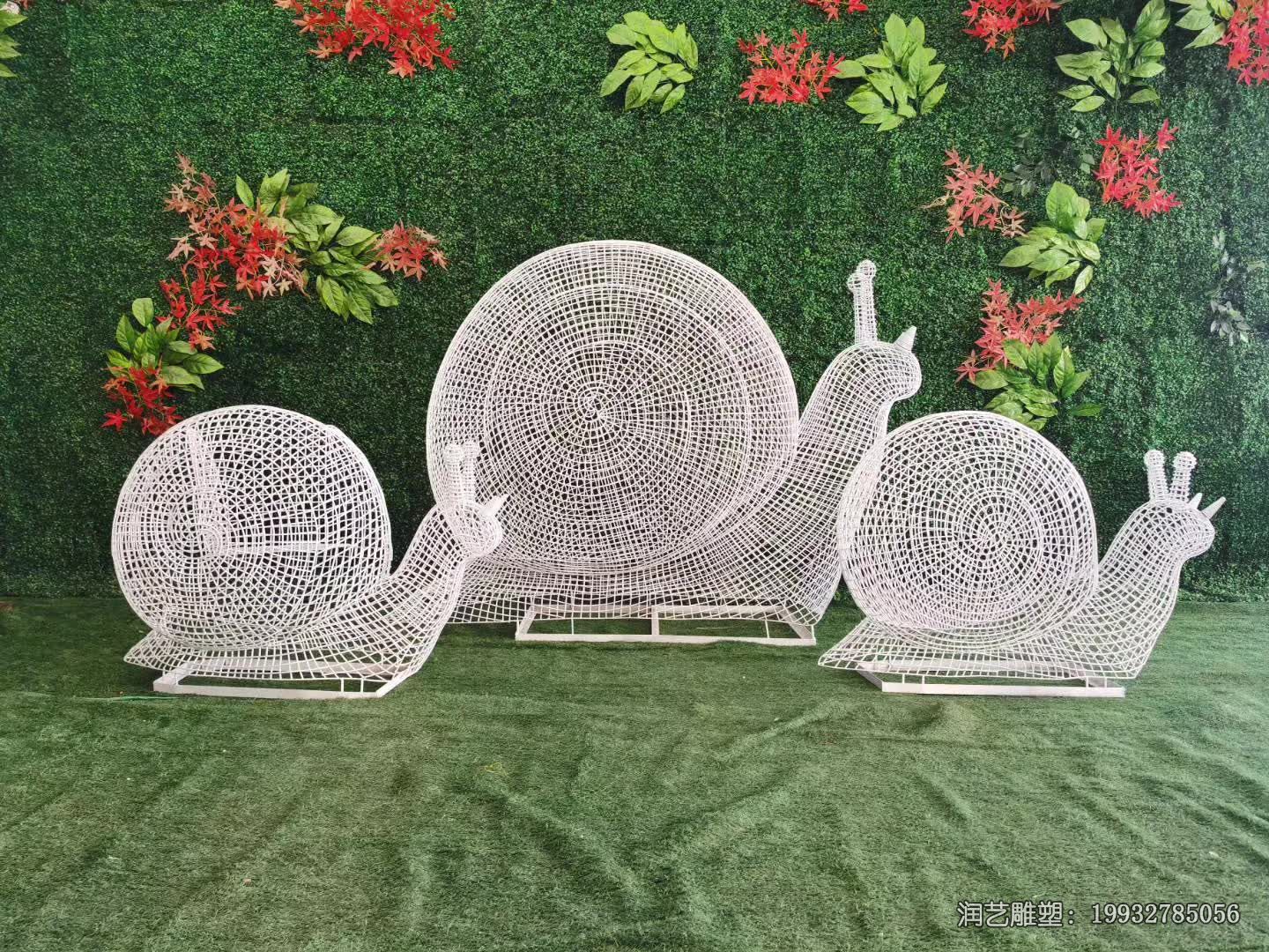 游乐场不锈钢蜗牛雕塑 游乐场不锈钢蜗牛雕塑