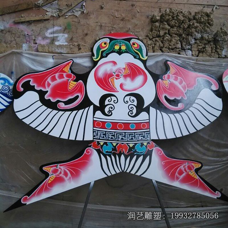 游乐场不锈钢风筝雕塑 游乐场不锈钢风筝雕塑