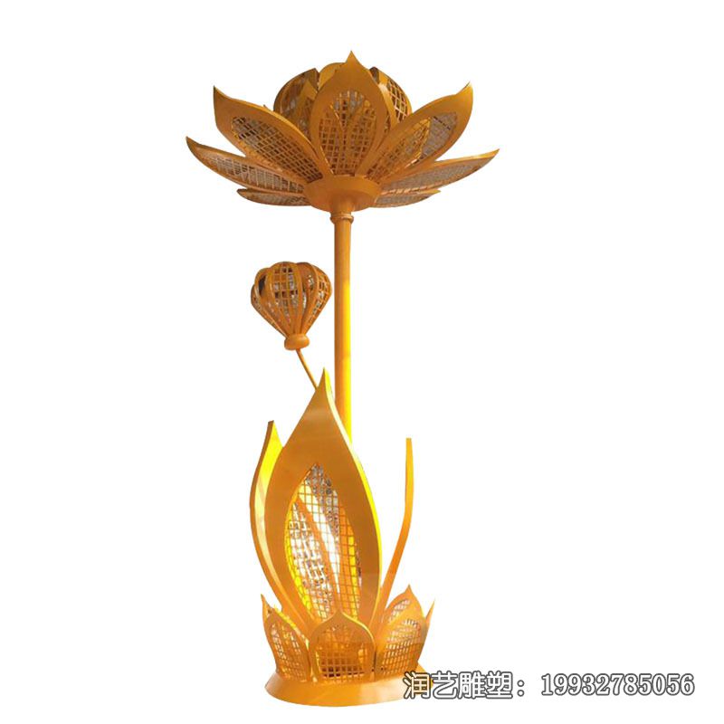 酒店不锈钢紫荆花雕塑 酒店不锈钢紫荆花雕塑