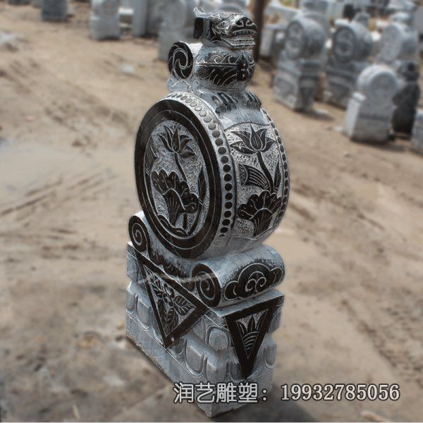 企业石雕景观抱鼓石 企业石雕景观抱鼓石