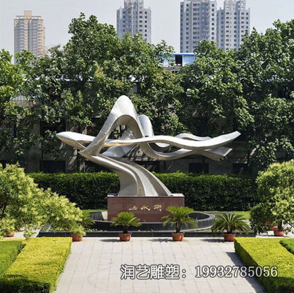 学校不锈钢游泳雕塑 学校不锈钢游泳雕塑
